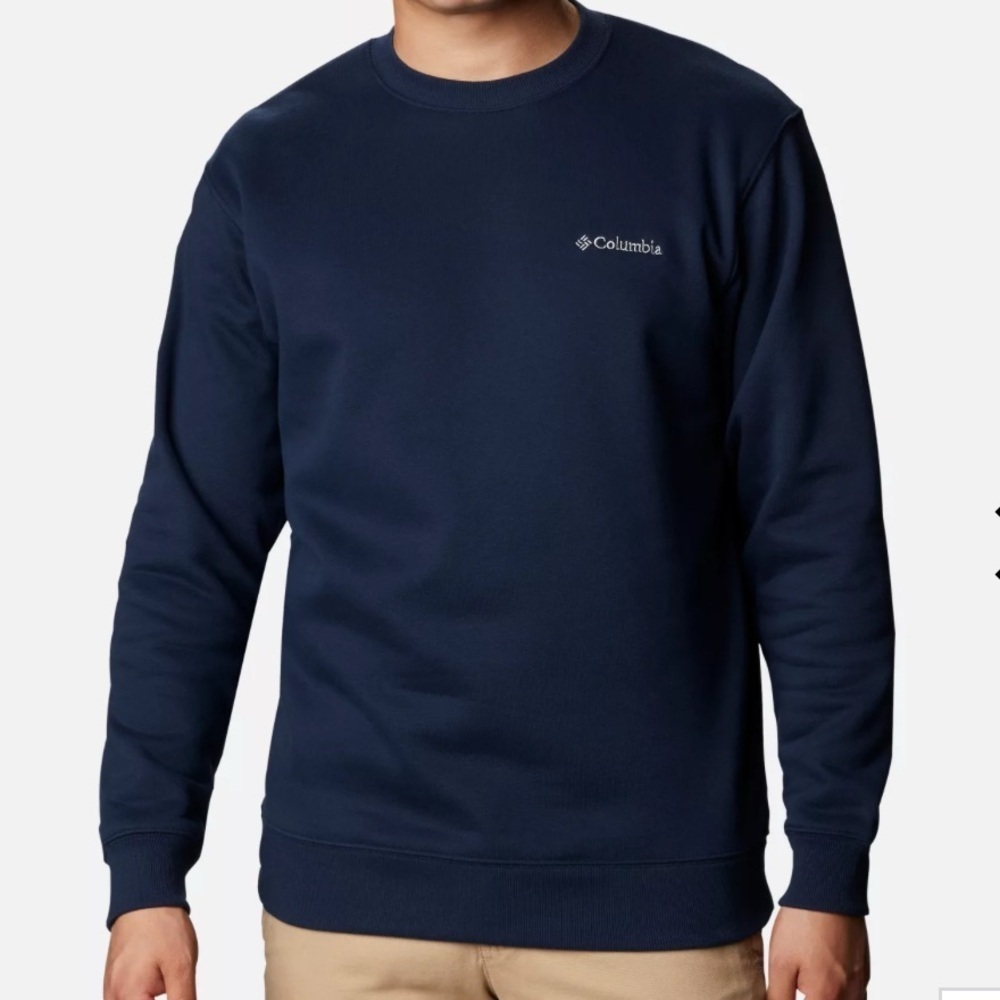 COLUMBIA Men's Hart Mountain™ II Crew Sweatshirt in Collegiate Navy Sz XXL